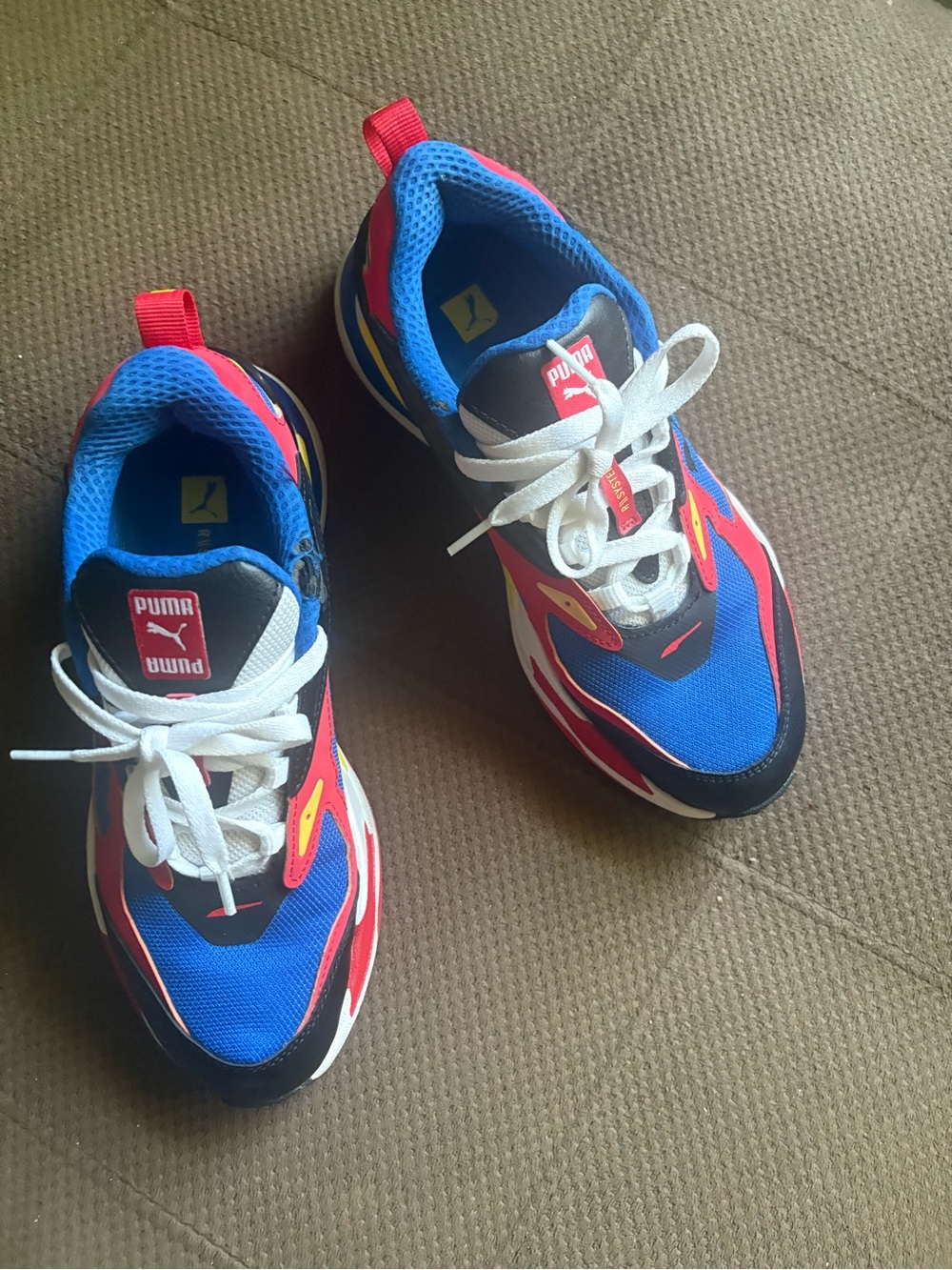 Puma Blue Red Running Sneakers